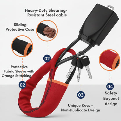 Loop Locker™ Pro | Steering Wheel Lock